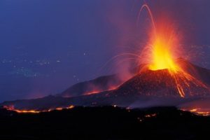 Mt. Etna eruption